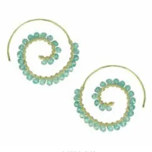 Apatite Earrings E001AP by Vannucci