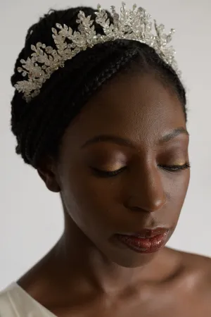 Crystal Leaf Tiara