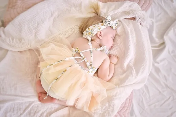 Eloise Yellow Floral Baby Tutu Dress