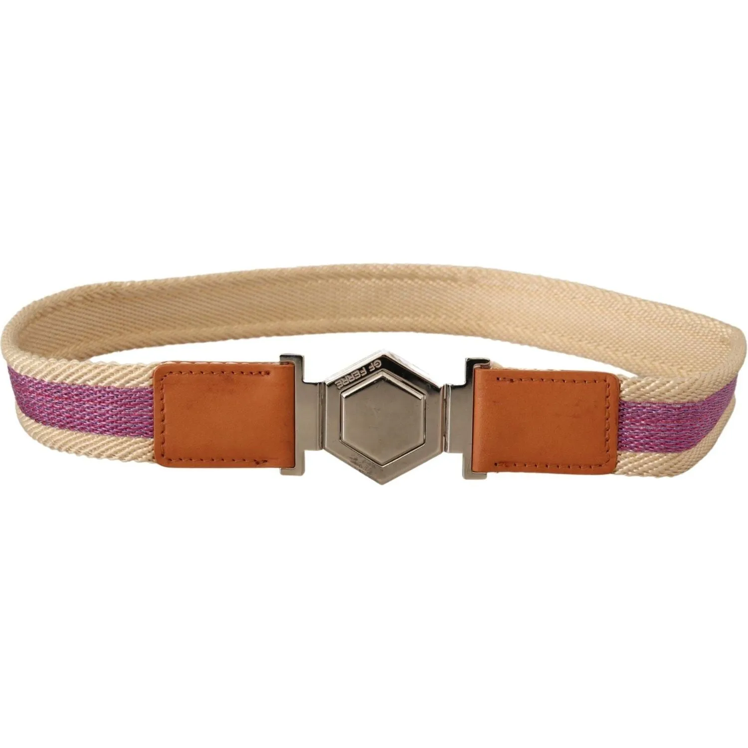 GF Ferre Elegant Multicolor Leather Fashion Belt