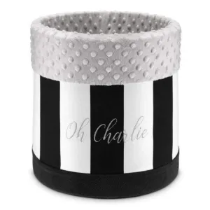 Lisbon Toy Box 30cm by Oh Charlie - Black