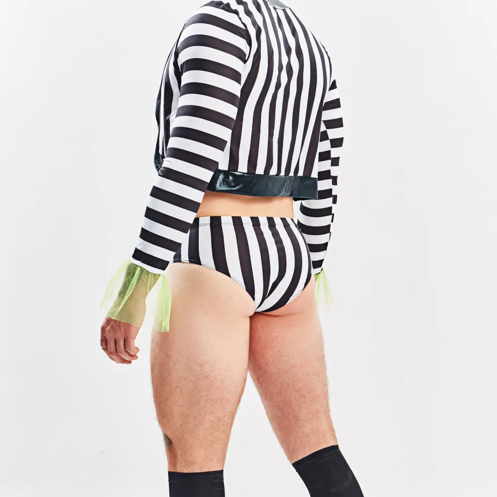 Miami Jock Beetlejuice Men's Sexy Halloween Costume and Suite MJT009