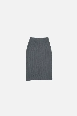 Ribbed Pencil Skirt